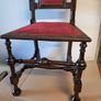 Hardwood refurbished old chair Image 4