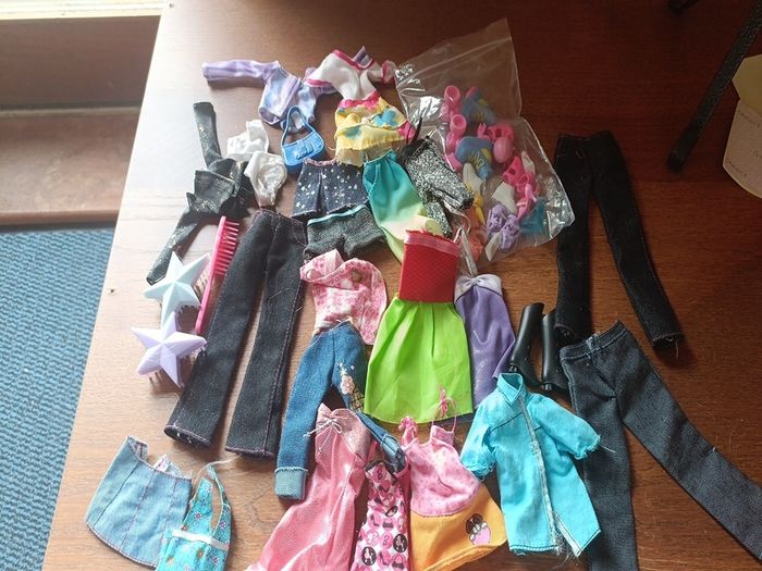 Barbie clothes and accessories