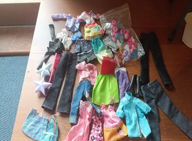 Barbie clothes and accessories