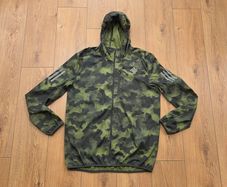 Adidas Camouflage Men's Running Jacket Medium Camo