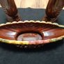 Redware 3 pc Matching Set 2 Swans Figurines 1 Planter Bowl Marked Japan Colorful Image 9