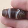 Vintage Middle Eastern Yemeni Suliemani Natrual Eye Agate Bead Amulet Image 7
