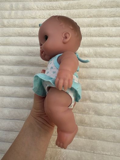 Berenguer Lil Cutesie Chubby approx. 9" Baby Doll Green Eyes 18-14 Used Please see photos