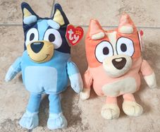 Bluey and Bingo Set - 2x Soft Plush TY Original Beanie Babies 18 cm Year 2026 New