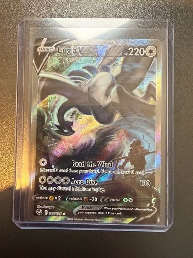 Lugia V alt art Silver Tempest 186/195