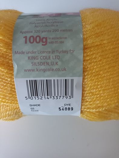Knitting Yarn - King Cole - Double Knitting