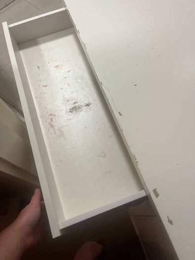 Ikea desk with storage.