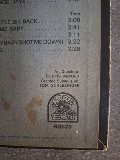 Brass Monkey 1971 Us Release  RS523 Motown