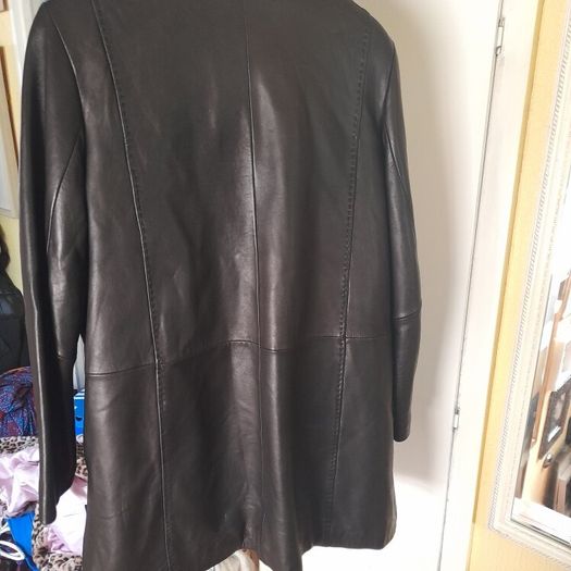 Ladies Leather Coat/Jacket Black