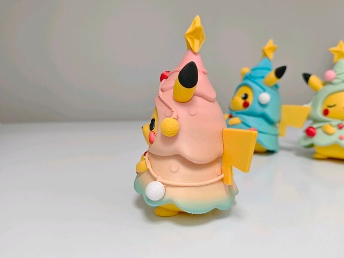 Christmas Tree Pikachu  3D Printed Collectible | 13 cm