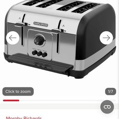 Morphy Richards Black Toaster