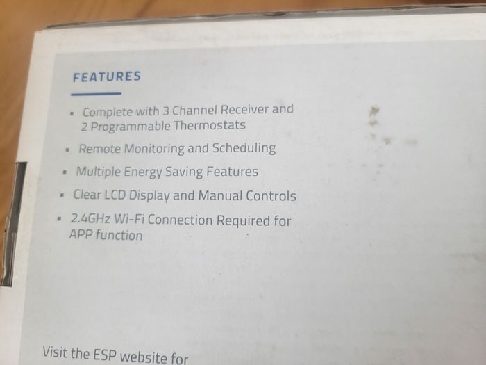 3 Channel Heating Control wifi