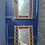 2 x Vintage Rattan/Bamboo Mirrors Image 2