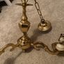 Brass 3 light pendant Image 3