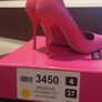 Pink Ankle Strap High Heels Image 5