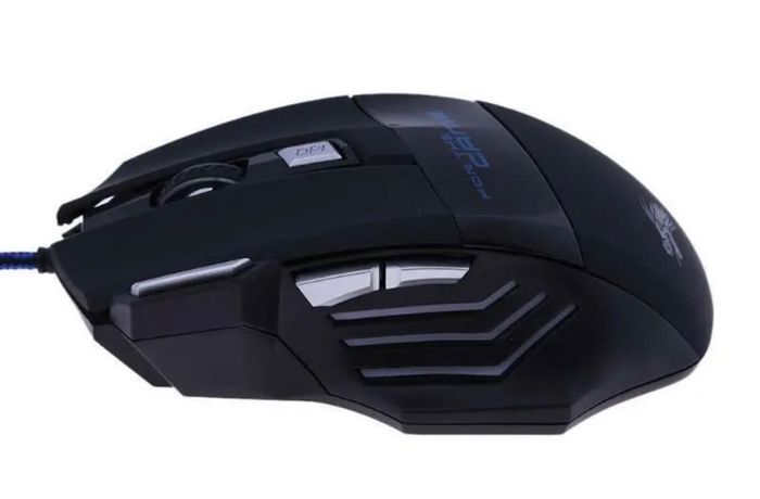 Pro 7 Button Gaming Mouse 5500 DPI Optical LED Gamer