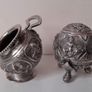 Indian Salt & Pepper Silver Condiments Image 3