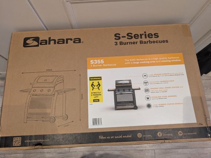 Sahara Gas BBQ 3 burner S355