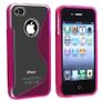 Lot of 10 x Silicone Gel Case Cover For Apple iPhone 4/4S S-line Design Free Screen Protector Image 4