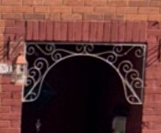 WANTED wrought iron decorative arch entry way door