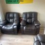 Reclining sofa and 2 armchairs Image 4