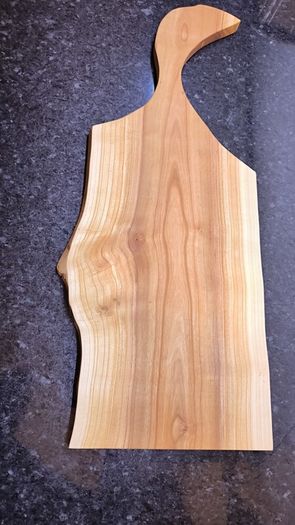 Handmade Cherry Wood Charcuterie Boards - 60cm - Live Edge - Set of 2