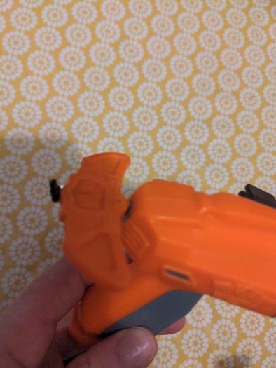 Gun drawstring powered launcher plane