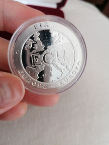 1992 Ireland Silver Proof ECU Coin