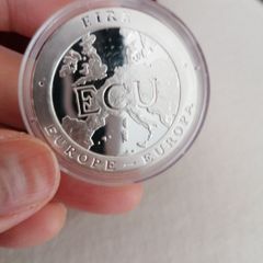 1992 Ireland Silver Proof ECU Coin