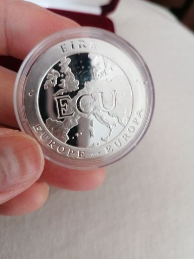 1992 Ireland Silver Proof ECU Coin