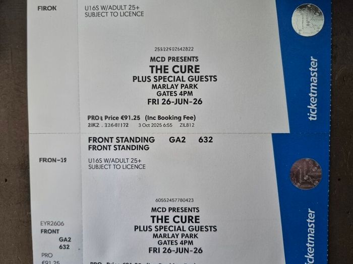 The Cure Tickets