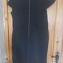 Black peplum dress size 18 (free postage) Image 5