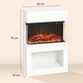 Electric Fireplace with Mantel Image 4