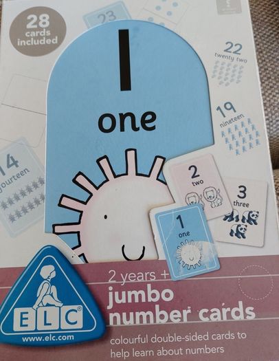 Jumbo Number Flash Cards (250)