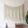 NEW SALE | Macrame Wall Hanging Hand Woven Tapestry Macrame Backdrop for Wall Decor of Modern Farmhouse, Bedroom, Nursery, Wedding, Party (40x20 inches) Image 4
