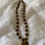 Beaded necklace with heart Image 3