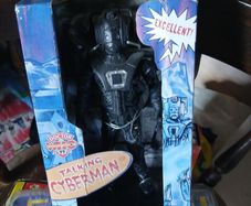 Doctor Who Cyberman black limited edition talking action figure from c.2006