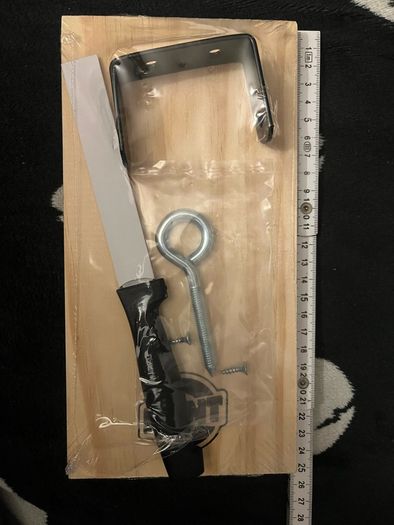Wooden Ham Stand with knife Spanish Serrano Ham Holder