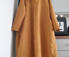 Oska Linen Dress Size 4
