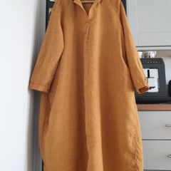 Oska Linen Dress Size 4
