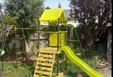 Swing and slide set