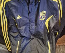 Vintage Liverpool FC 2008-2010 Adidas Heavy Training / Rain Jacket