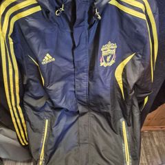 Vintage Liverpool FC 2008-2010 Adidas Heavy Training / Rain Jacket