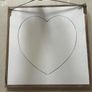 Shabby Chic Heart Chalkboard & Photo Display Memo Board Image 9