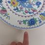 Beautiful Masons Patent Ironstone Four Large Dinner Plates in the Regency Pattern, Condition Issues, Suitable only for Display or Crafts Such as Jewellery or Mosaic Making Image 3