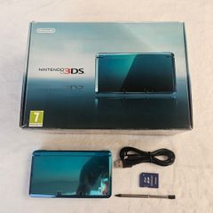 Boxed Nintendo 3DS aqua blue
