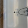 Roll top cast iron bath with taps Image 2