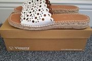 Viguera leather sliders