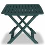3 Piece Folding Bistro Set Plastic Green Image 4