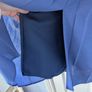 Vintage 1980/90s Wool Mix Blue Maxi Skirt Size 12 Image 3